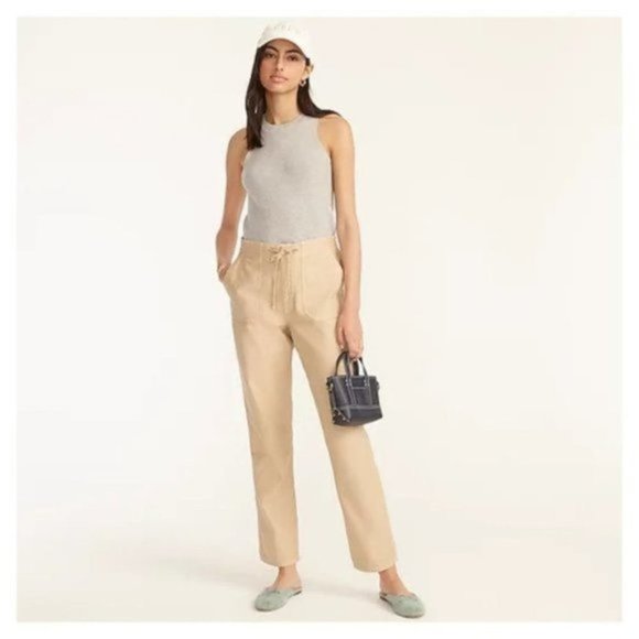 🆕J.Crew Trousers - Tie-Waist Camp Pant - Picture 6 of 6